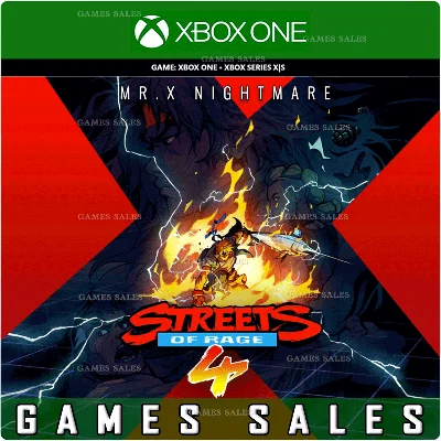 ✅❤️STREETS OF RAGE 4 MR. X NIGHTMARE DLC❤️XBOX|PC🔑KEY
