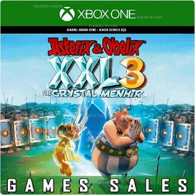 ✅ASTERIX & OBELIX XXL3:THE CRYSTAL MENHIR✅XBOX/PC🔑