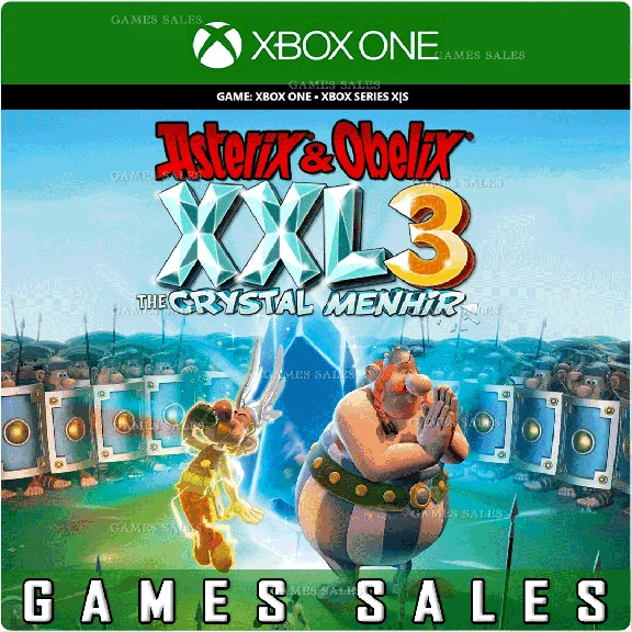 ✅ASTERIX & OBELIX XXL3:THE CRYSTAL MENHIR✅XBOX/PC🔑