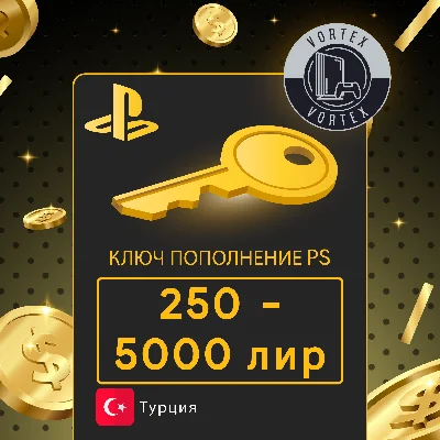 Playstation Top Up Card 250-5000 TRY Türkiye