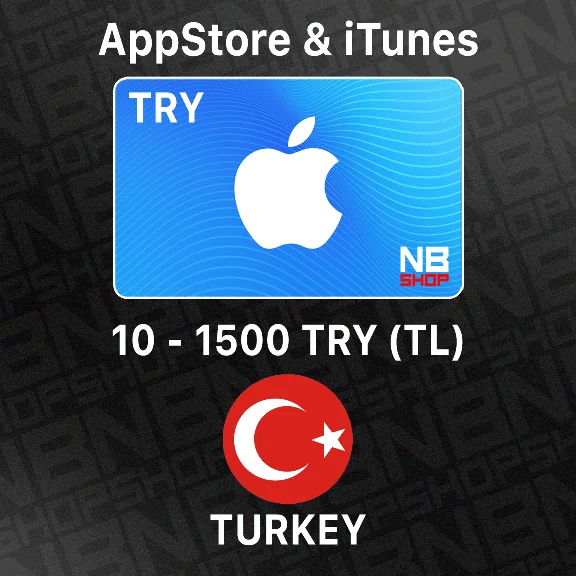 ❇️ Карта пополнения 🇹🇷 Apple iTunes 10 - 1500 TRY(TL)