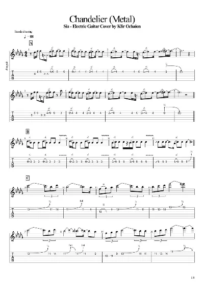 Tabs Kfir Ochaion - Sia - Chandelier - Metal Cover