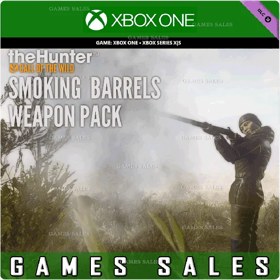 ✅THEHUNTER CALL OF THE WILD SMOKING BARRELS WEAPON✅XBOX