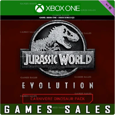 JURASSIC WORLD EVOLUTION: CARNIVORE DINOSAUR PACK🔑XBOX