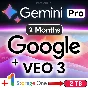 Gemini AI PRO | Veo 3 | 2 MONTHS | Personal | Warranty
