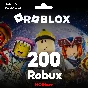 Подарочная карта Roblox на 200 Robux | Глобальный код