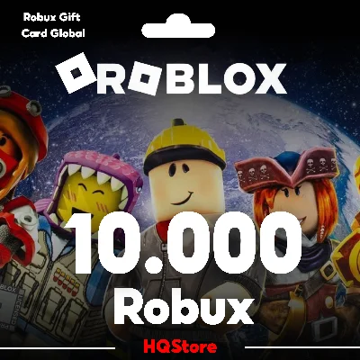 Roblox 10000 Robux Gift Card Global