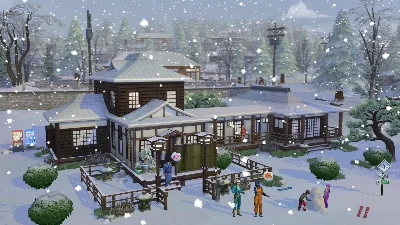 🟠The Sims 4 Snowy Escape (Дополнение Снежные просторы)
