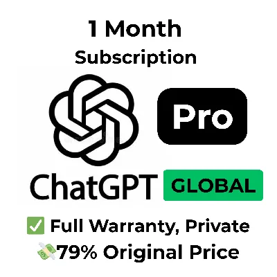 ChatGPT Pro - o1/o3/o4 - 85% Original Price (Private)
