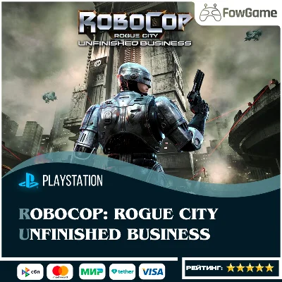 ✅RoboCop: RC Unfinished Business🔵PS5🚀Region Selection
