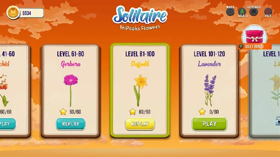 ✅ Solitaire TriPeaks Flowers Xbox One|X|S activation
