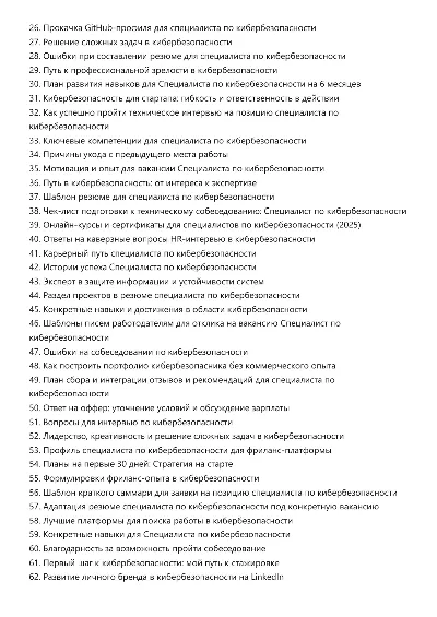 Специалист по кибербезопасности. Трудоустройство