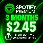 Spotify Premium на 3+ месяцев – всего $2.45 🔥