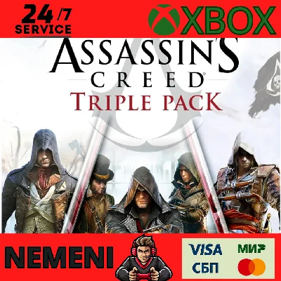 ASSASSIN´S CREED TRIPLE PACK XBOX ONE KEY
