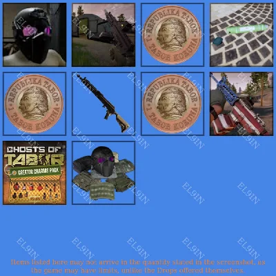 🎁Ghosts of Tabor⭐Twitch Drops✅10 items + 🎁