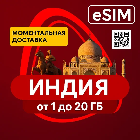 eSIM - Travel SIM card - India + Goa