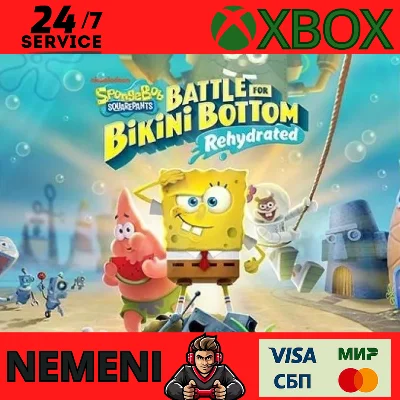 SpongeBob Battle for Bikini Bottom Rehydrated XBOX KEY