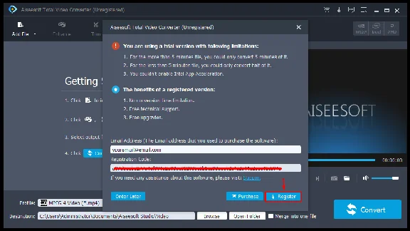✴️ Aiseesoft Total Video Converter 🔑 Лицензия на 1 год