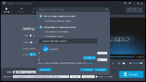 ✴️ Aiseesoft Total Video Converter 🔑 Лицензия на 1 год