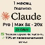 Claude AI Pro Sonnet/Opus 4 Max 5x Subscription 1 Month