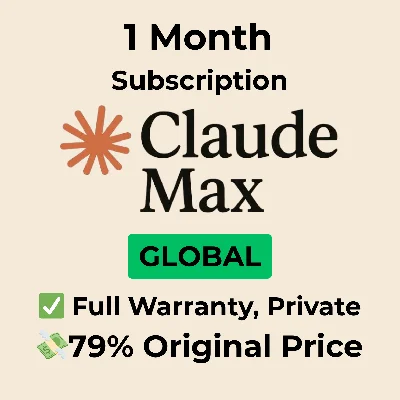 Claude AI Pro Sonnet/Opus 4 Max 5x Subscription 1 Month