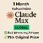 Claude AI Pro Sonnet/Opus 4 Max 5x Subscription 1 Month