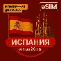 eSIM - Travel SIM card  - Region Spain / Unlimited