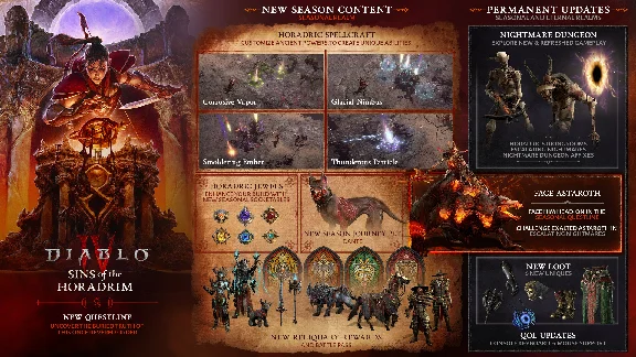 ⚡Diablo IV Sins of Horadrims Battle Pass/PC, XBOX, PS5⚡