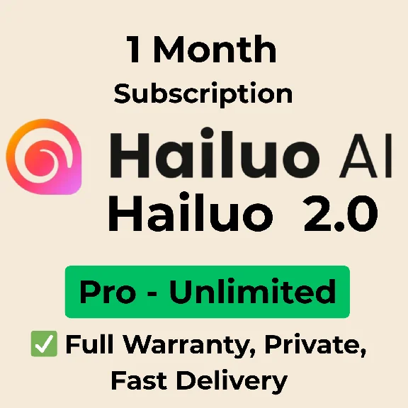 Подписка Hailuo 2.0 Unlimited на ваш аккаунт + Быстро