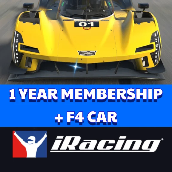 iRacing | 1 Year Membership code and F4 car - Global