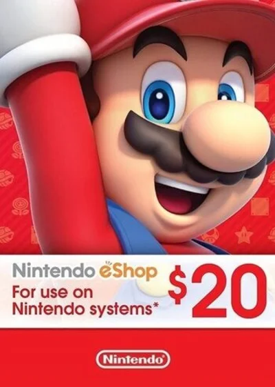 🍄Nintendo eShop🍄Card 20 CAD Key CANADA