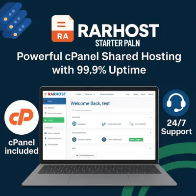 RARHost Starter – Lifetime cPanel Hosting (10GB NVMe)