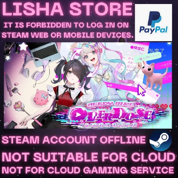 NEEDY GIRL OVERDOSE Steam Offline Paypal