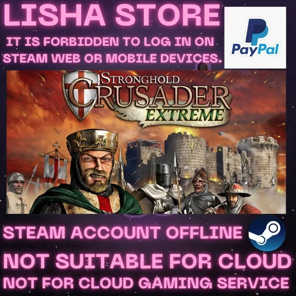 Stronghold Crusader Extreme HD Steam Offline Paypal