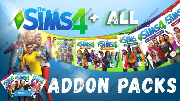 ♥ SIMS 4 + ALL ADDONS, GAME/STUFF PACKS & KITS・2025・