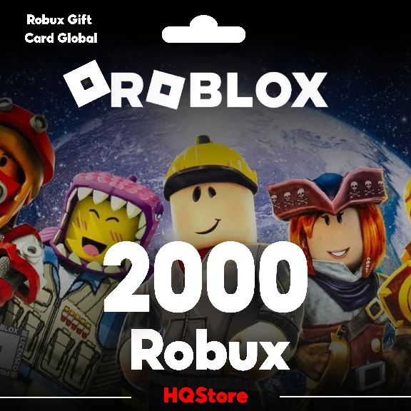 ⚡ROBLOX 2000 ROBUX Gift Card KEY GLOBAL⚡
