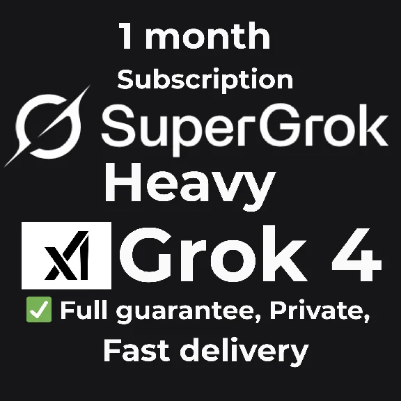 Grok AI | xAI 🧠 SuperGrok 4 Подписка 1 месяц