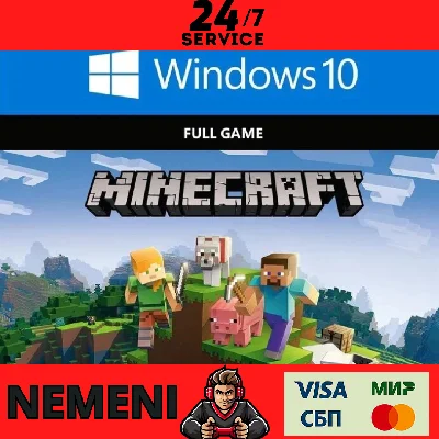 Minecraft Java + Windows 10/11 Bedrock  KEY