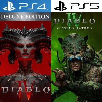 Diablo 4 + Vessel of Hatred PS4|PS5 P2 Rent from 7 days
