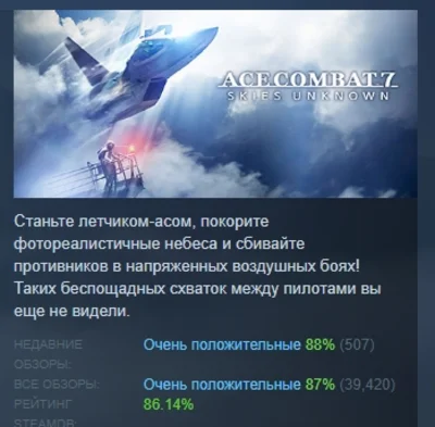 ACE COMBAT 7 SKIES UNKNOWN TOP GUN: Maverick Ultimate