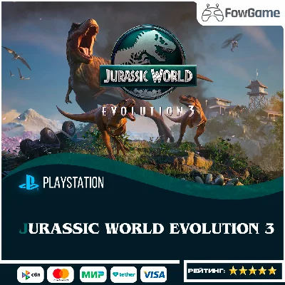 ✅ Jurassic World Evolution 3 🔵PS5🚀Region Selection