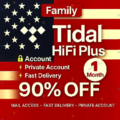 TIDAL HiFi Plus 🎵👨‍👩‍👧‍👦 –Семейная подписка 1M США