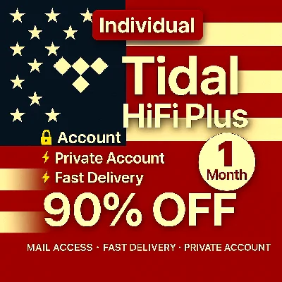 TIDAL HiFi Plus 🎧 –Индивидуальная подписка 1M США🇺🇸
