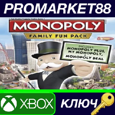 ⭐ MONOPOLY FAMILY FUN PACK EU XBOX One Key 🔑EUROPE