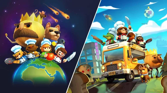 ✅❤️OVERCOOKED! + OVERCOOKED! 2❤️XBOX ONE|XS🔑KEY✅