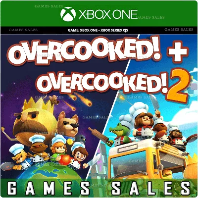 ✅❤️OVERCOOKED! + OVERCOOKED! 2❤️XBOX ONE|XS🔑KEY✅