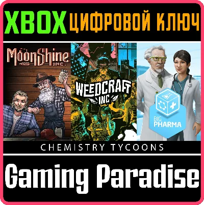 WEEDCRAFT INC + MOONSHINE INC + BIG PHARMA - CHEMISTRY