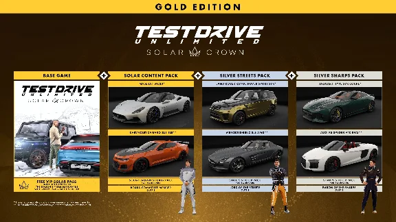 TEST DRIVE UNLIMITED SOLAR CROWN – GOLD EDITION XBOX SE