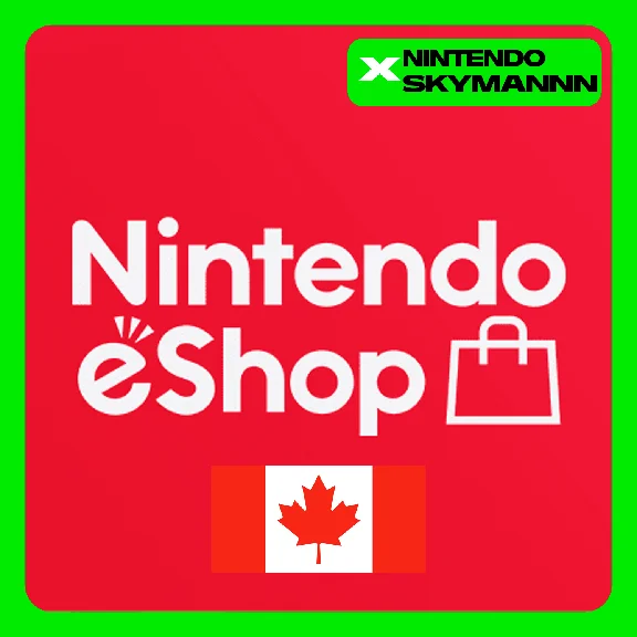 ✅Gift Card Nintendo eShop🔥10 - 200 CAD 🇨🇦Канада FAST