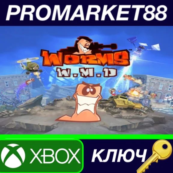 ⭐ Worms W.M.D EU XBOX One Key 🔑 EUROPE